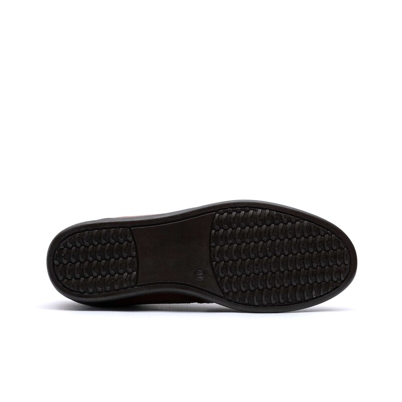 کفش چرم روزانه مردانه یریش مدل آلدمو زیگزال تابستانی زیره پی یو آستر صنعتی