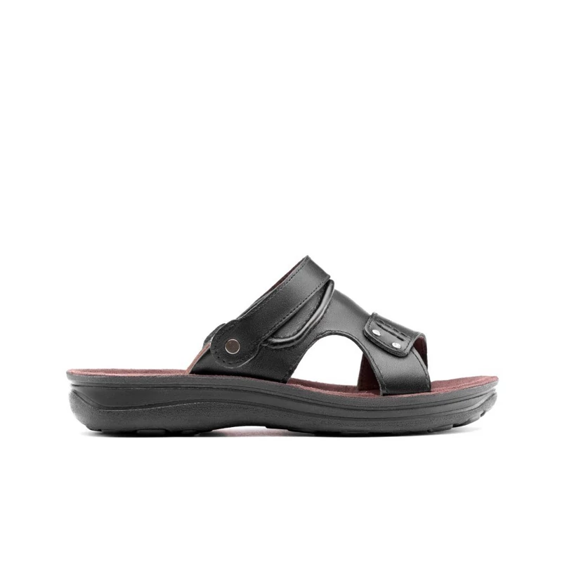 دمپایی چرم تبریز مدل ساحلی زیره تزریق مستقیم - تا 40درصد تخفیف ویژه نوروز