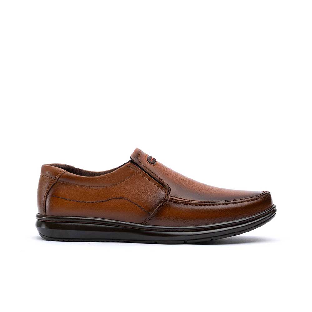 کفش طبی چرم تبریز مدیکال بی بند زیره پی یو