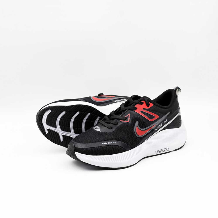 کفش اسپرت زنانه نایک مدل Nike i free master quality مشکی قرمز